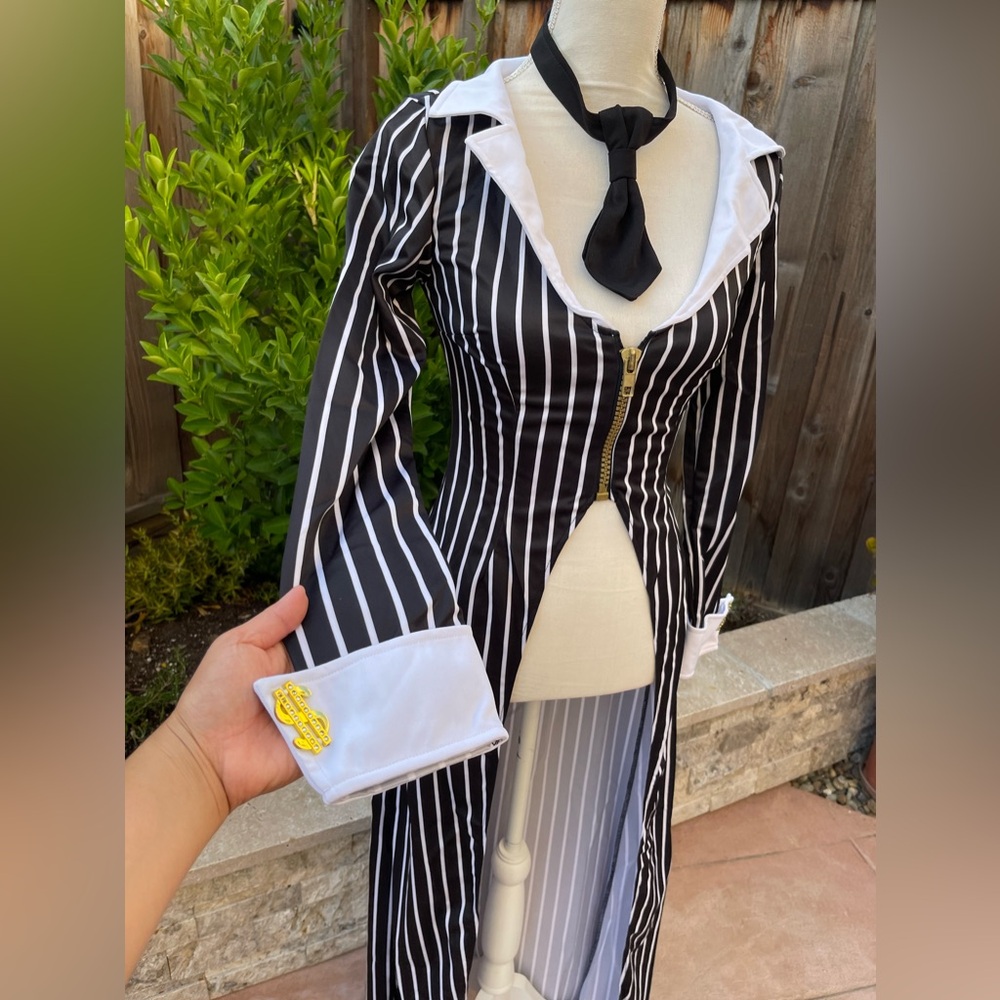 *NEW! Women Halloween Costume MAFIA MAMA, S/M - $ sign - Picture 4 of 11